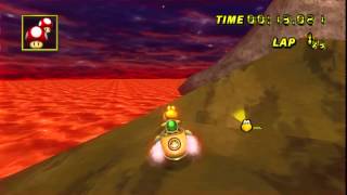 [MKWii TAS] Grumble Volcano Flap (Glitch) - 3.834 by Kotbaerchen