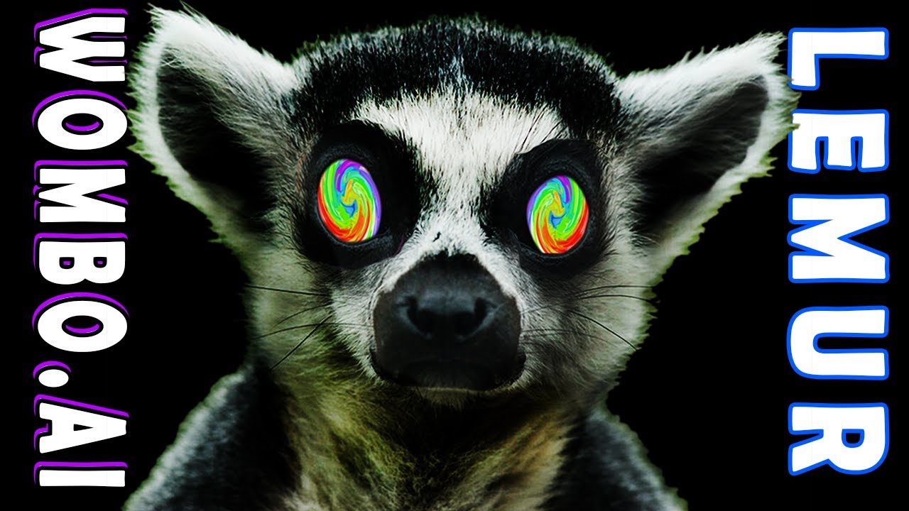 Lemur Gets Down Wombo Style