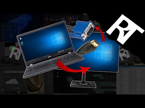 Video: Ako pripojím externý monitor k notebooku HP?