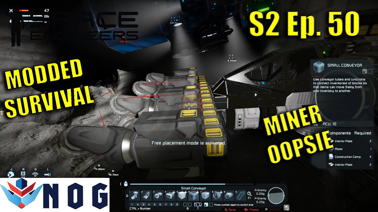 Lets Play Space Engineers Modded Survival S2 Ep50 | Continuing on the ...