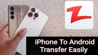 How To Transfer Photos & DATA From Android To iPhone ZAPYA || How To Use ZAPYA ( working 100% ) screenshot 5