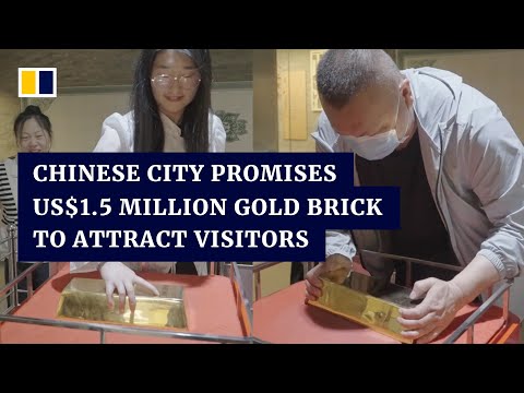 One Gold Brick Weight