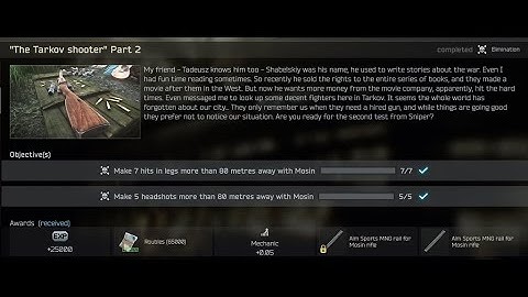 Escape From Tarkov | Quickest and Cleanest : The Tarkov Shooter part 2 with Valday on Mosin Sniper