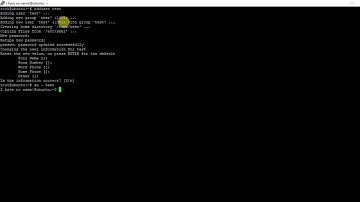 How to create user in linux