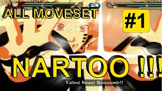 Tails Biju Bomb !! Naruto Ultimate Jutsu Storm 4 All Movesets | Nyiksa Sasuke dua kedap NO PPSSPP