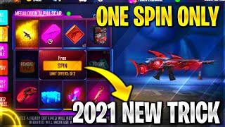 Free Fire- MEGALODON ALPHA SCAR One Spin Trick||EVOLUTION One Spin Trick Faded Wheel|Permanent 100%|