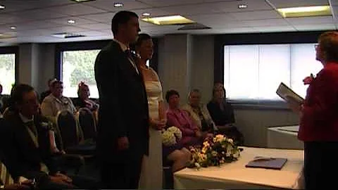 Danielle Herrmann and Aled Morris Wedding Ceremony
