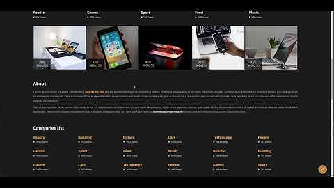 Template 6 - Color Scheme 2 (For Video Website)