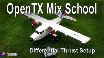 OpenTX Mix: Differential thrust for planes with two engines (i.e. BushMule)