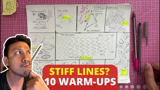 Stop Stiff Drawing: 10 Warm Up Drills for Industrial Designers