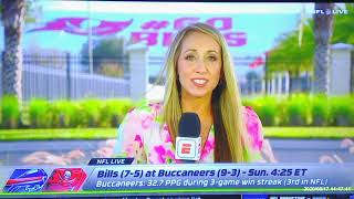Hair Raising Hot NFL Reporter Jenna Laine - Tampa Bay Buccaneers