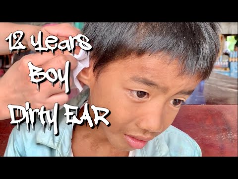 耳掃除 | 12-year-old boy's ear cleaning