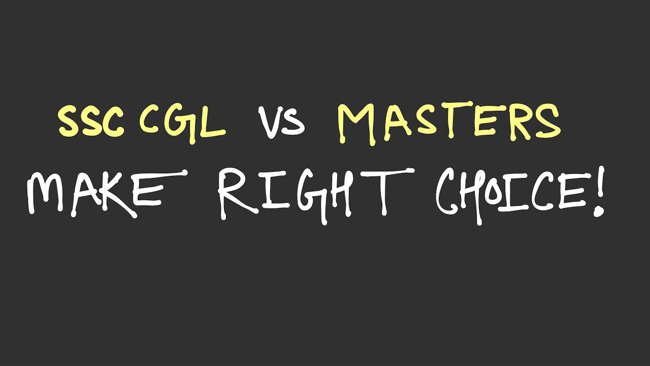 Higher Education or Government Exam Preparation? | SSC CGL & RRB NTPC