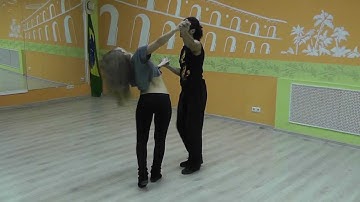 Zouk Class 01.11.12 at Brazuka Dance School - Wakko & Masha
