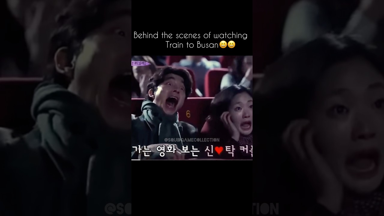 Goblin Behind The Scenes of Watching Train to Busan😆😆 | Gong Yoo and Kim Go eun😂♥️