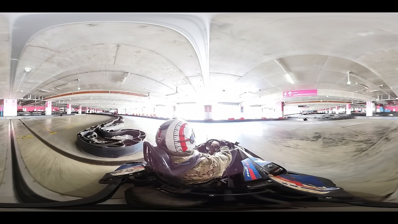 Skykart. 02/21/2026. Камера 360°. Первый заезд. Старт_и_финиш