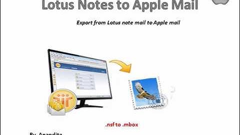 Export Lotus notes to Apple Mail