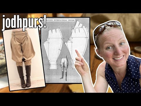I Made Steampunk Jodhpurs: The Victorian Answer to Capri Pants || Summertime Historybounding