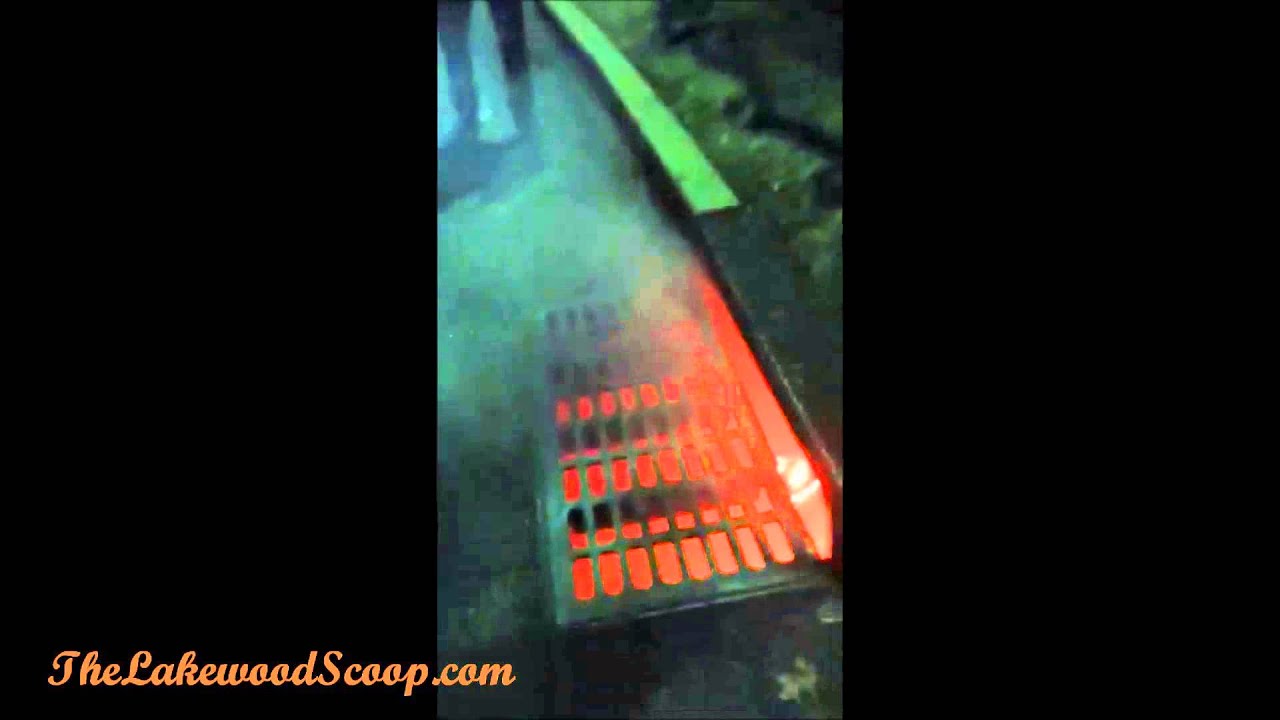 Fire in Storm Drain Wawa Plaza Lakewood