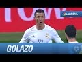 Golazo de Cristiano Ronaldo 4 0 Real Madrid   RCD Espanyol