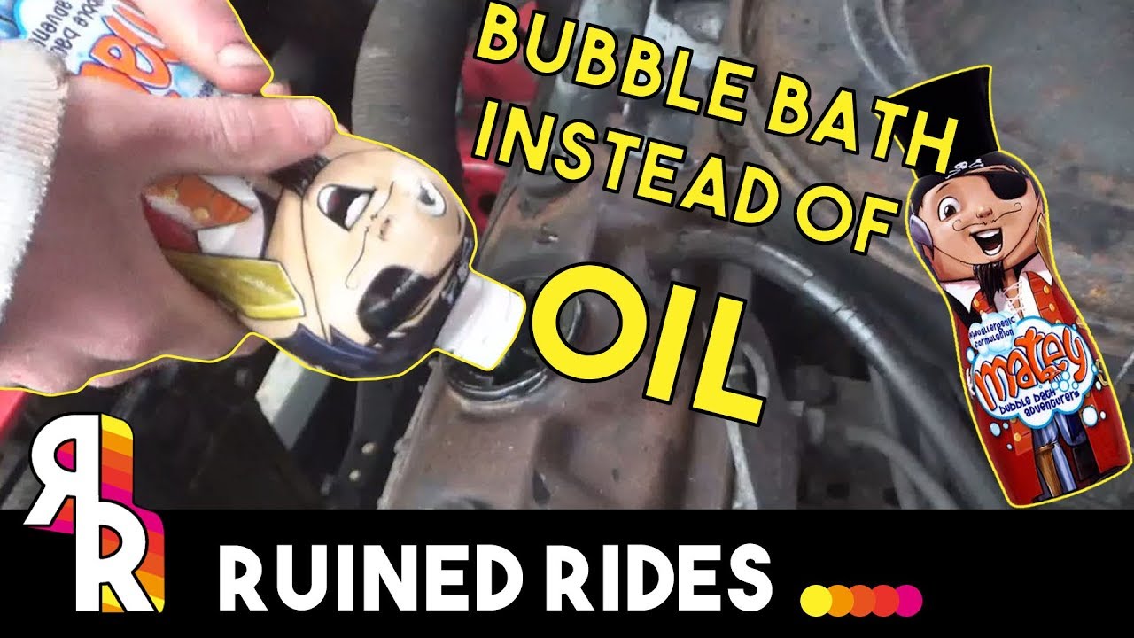 Can You Use BUBBLE BATH As ENGINE OIL YouTube