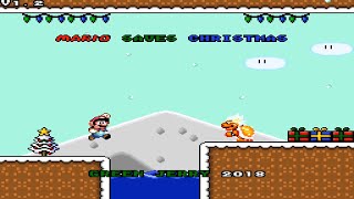 Super Mario World - Mario Saves Christmas (SNES) Longplay