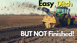 A Crazy Ditching Machine and Finishing Up a Culvert Outlet