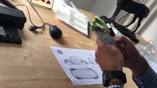 How to read Tactile Images Reader APP -interactive augmented reality for the blind- one hand - HCI