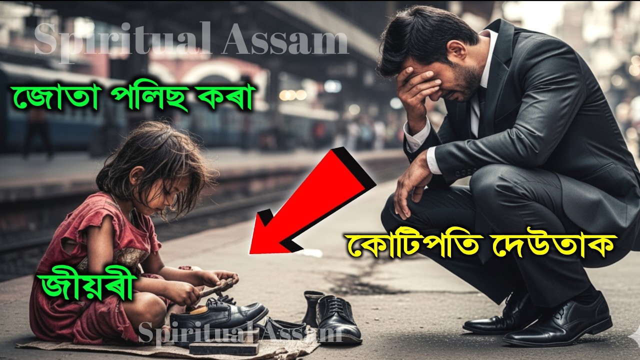এজন কোটিপতিৰ লুকাই থকা তেজৰ সম্পৰ্ক! ৰেল ষ্টেচনৰ  জোতা পলিছ কৰা ছোৱালী | DNA টেষ্টত ফাদিল ৰহস্য !
