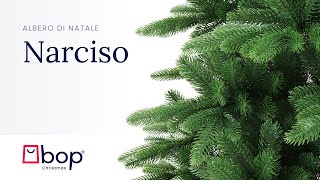 Bop Albero Di Natale Narciso, 100% Polietilene Real Touch, 180 210 O 240 Cm, Con Sacca Omaggio