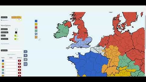 How to add patterns (stripes, dots, etc.) to your map | MapChart Tutorial