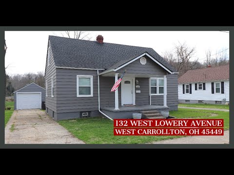 132 West Lowery Ave, West Carrollton, OH home video tour