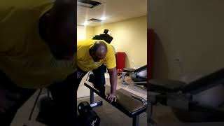 Bench Supported DB Row Rest Pause - Cluster Set Technique
