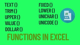 Text Functions in Excel! Part 3