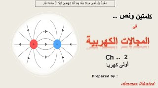 زتونة شبتر coulombs law & Electric field intensity..?