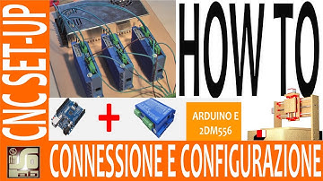 CNC fai da te Arduino Upgrade driver 2dm556 connessione e configurazione con UGS