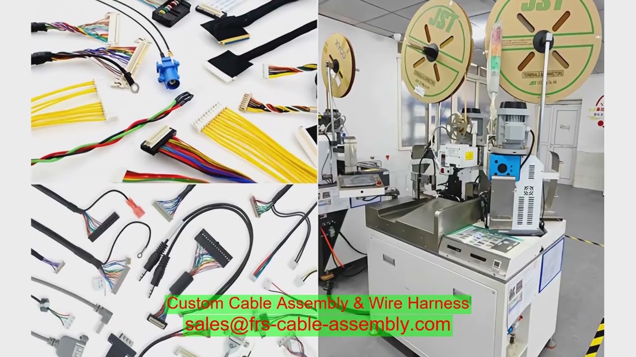 Завод жгутов проводов 32 Awg Микро ленточный коаксиальный кабель Высокоплотные кабели для ноутбуков