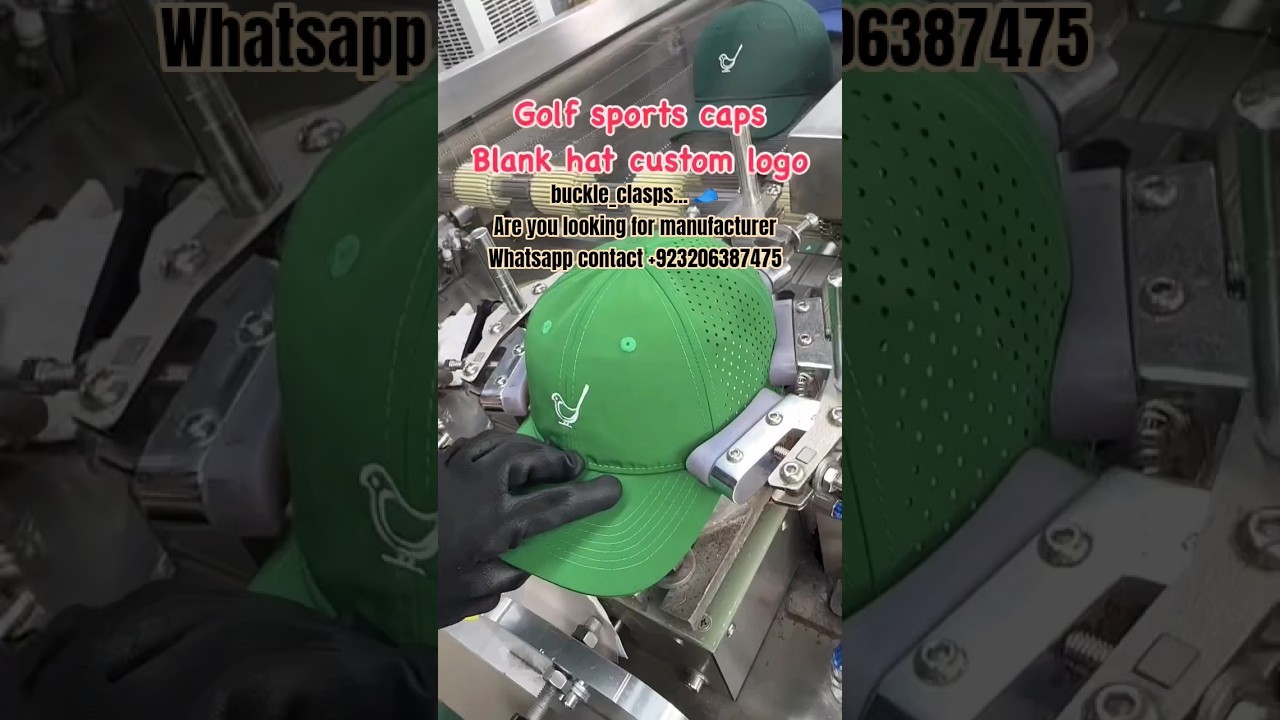 golf sports caps blank custom logo manufacturer