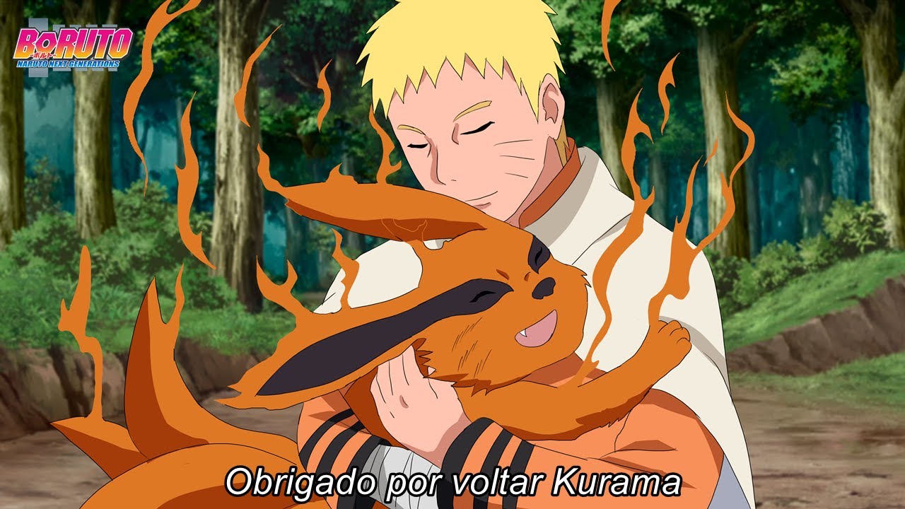 o jeito que o Naruto trata a kurama e tão fofo ❤😍😍😍
