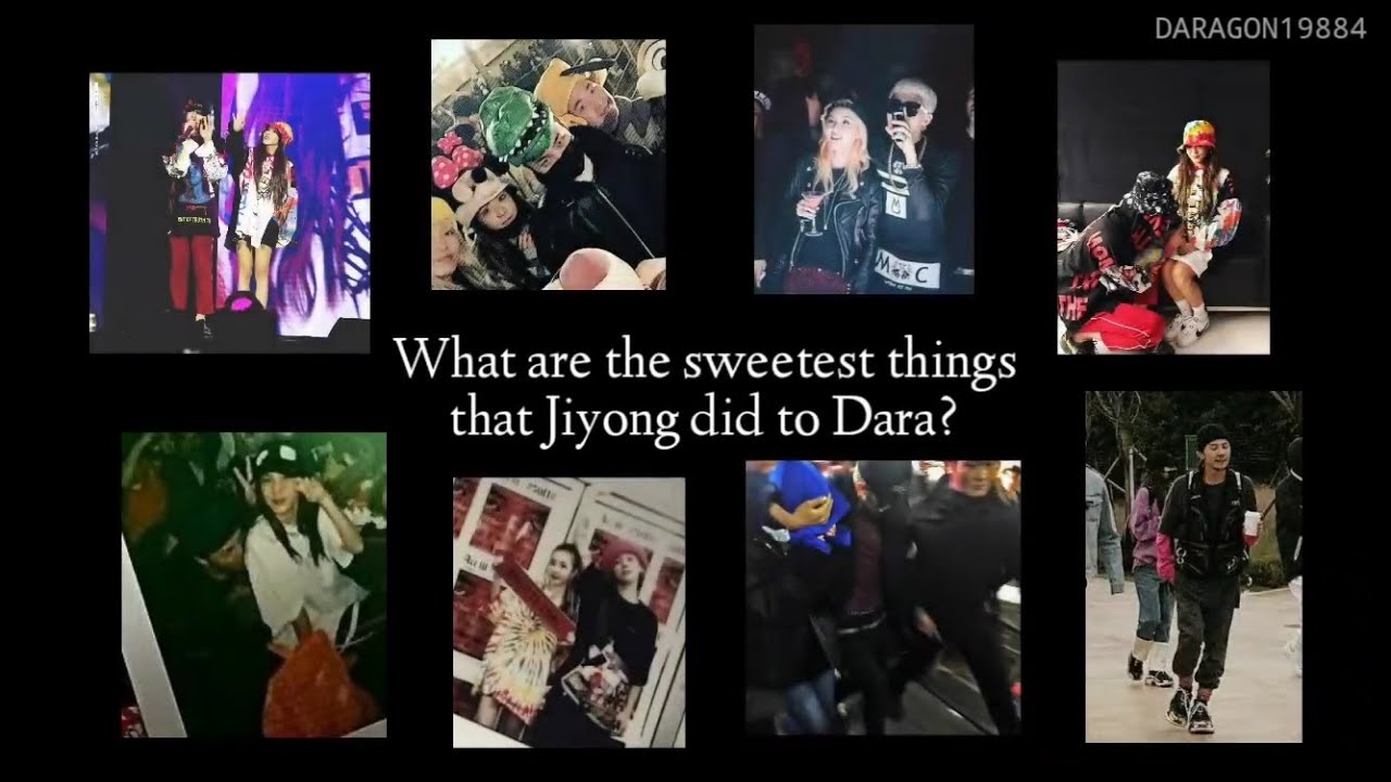 What are the sweetest things that G-Dragon did to Dara?