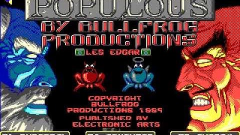 Populous - Intro - DOS - Roland CM-32L