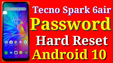 Hard Reset Tecno Spark 6 air (KE6) Pattern Pin Unlock Hard Reset Without Pc |android 10