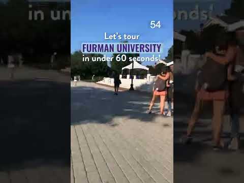 Tour Furman University in 60 Seconds