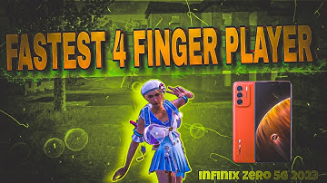 Fastest 4 Finger Player🥵⚡Infinix Zero 5G 2023 Bgmi Test | Zero recoil & only Headshots sensitivity |