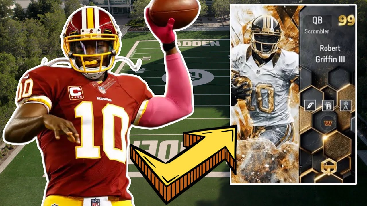 99 GOLDEN TICKET RG3 THROWS LAZERS! (MUT 25) 