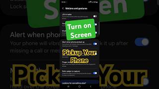 Celebrity How to turn on the screen pickup your phone? #shortsfeed #shorts #onscreen Wealth