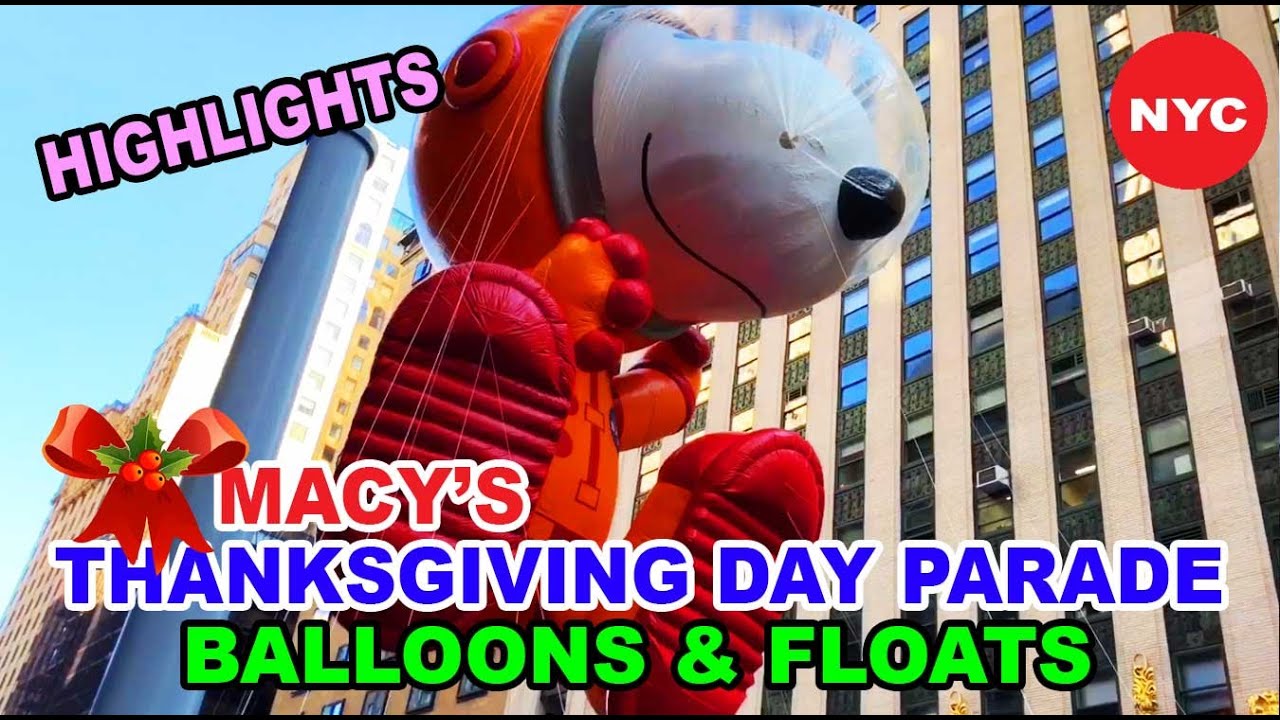 Holidays in NYC｜Macy's Thanksgiving Day Parade - Highlights - YouTube