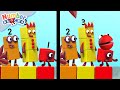 Halloween Pattern Palace | Spot the Difference | Learn to Count | @Numberblocks