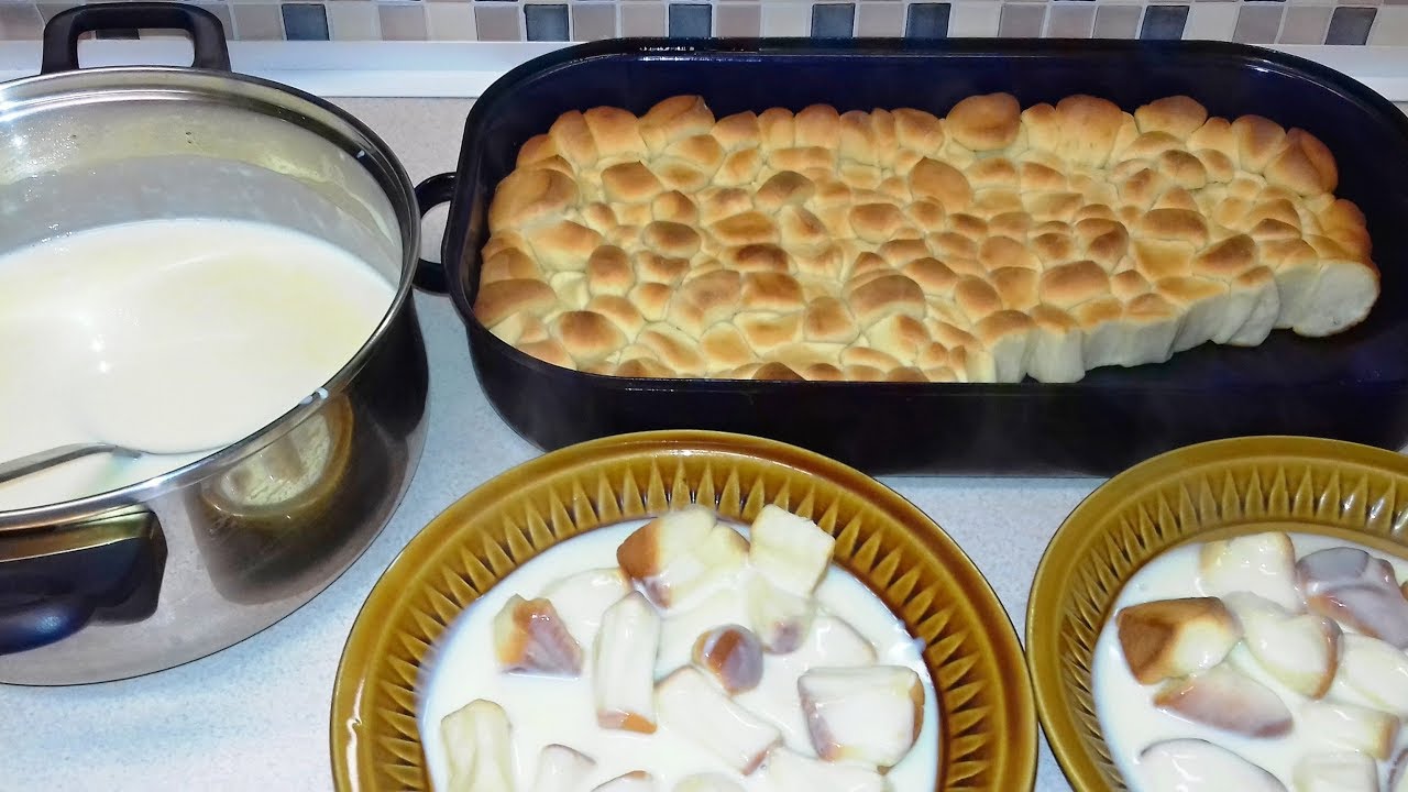 Buchtičky s krémem v 5 minutách (vzpomínka na školní jídelnu)