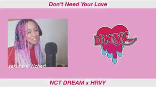 NCT DREAM x HRVY - Don't Need Your Love Cover | Cheri